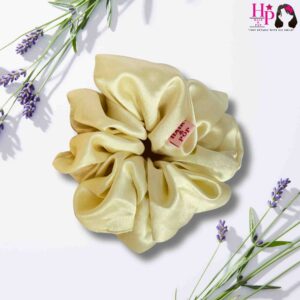 Ivory-Silk-Satin-Scrunchies