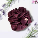 Prune-Wine-Silk-Satin-Scrunchie