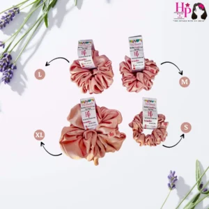 Barbie-Pink-Silk-Satin-Scrunchies