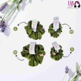 Henna-Green-Silk-Satin-Scrunchies