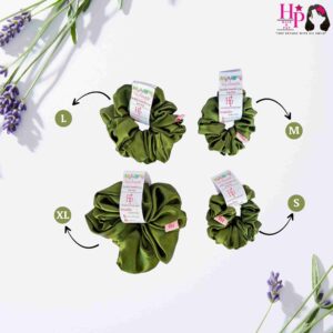 Henna-Green-Silk-Satin-Scrunchies