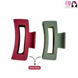 Beige and Olive , Reddish Pink and Black Hair Claws