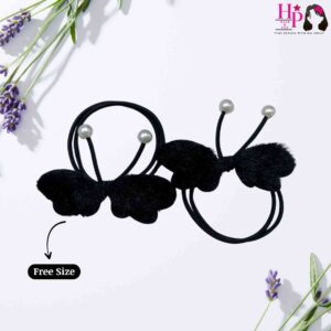 Black Butterfly Hair Tie