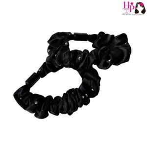 Black Rhinestone Hair Tie