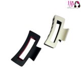 Black and White, Reddish Pink and Black Hair Claws