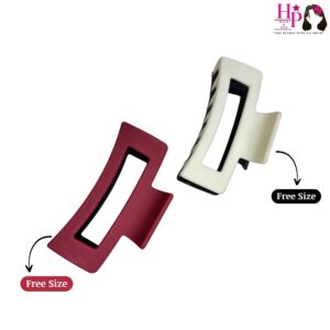 Black and White, Reddish Pink and Black Hair Claws