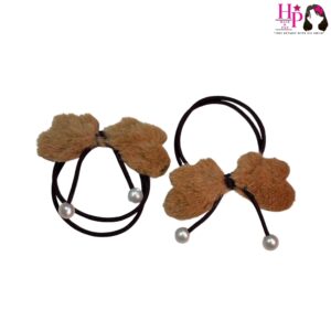 Brown Butterfly Hair Tie