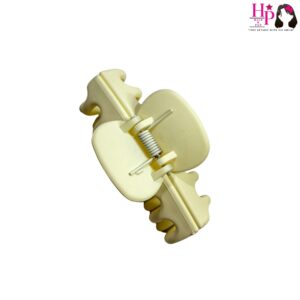 Butter Cream Rubber Coated Hair Claws