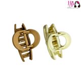 Butter Cream and Dark Beige Hair Claws