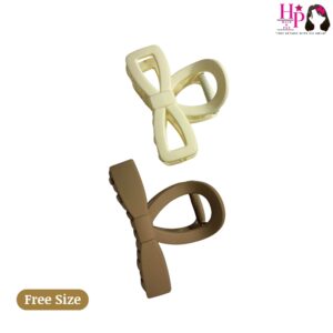 Butter Cream and Dark Beige Hair Claws