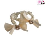 Buttercream Ambulish Hair Tie