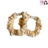 Buttercream Rhinestone Hair Tie