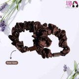 Dark Brown Rhinestone Hair Tie