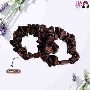 Dark Brown Rhinestone Hair Tie