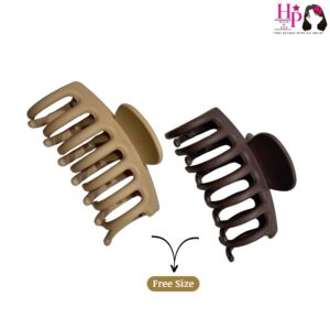 Dark Brown and Nude Hair Claws