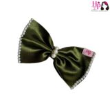Henna Green Hair Bow