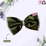 Henna Green Hair Bow