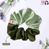 Henna Green and Pistachio Dual Tone Hair Scrunchies