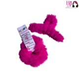 Hot Pink Fur Hair-Tie