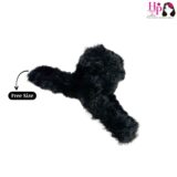 Jet Black Fur Hair Claws