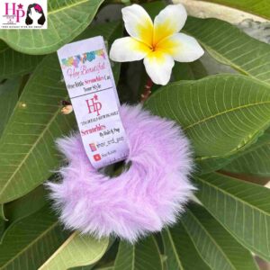 Lavender Fur Hair Tie