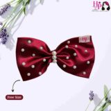 Maroon Hair Bow