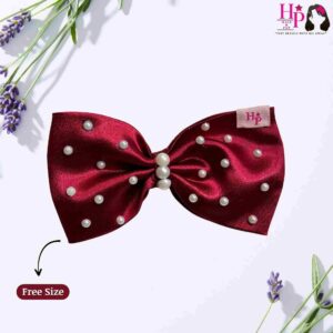 Maroon Hair Bow