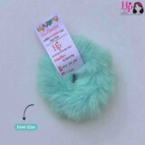 Mint Green Fur Hair-Tie