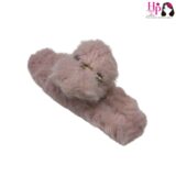 Nude Pink Fur Hair Claws