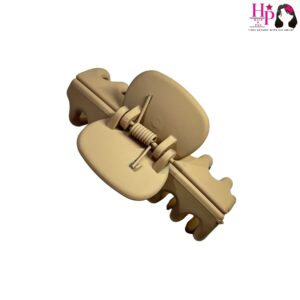 Nude Rubber Coated Hair Claws