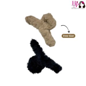 Nude and Black Fur Hair Claws