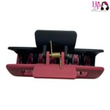 Reddish Pink and Black Hair Claws